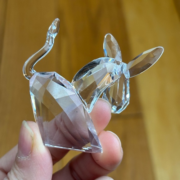 Retired Swarovski Crystal Donkey Figurine - Picture 3 of 3
